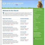 Church Website Screenshot
